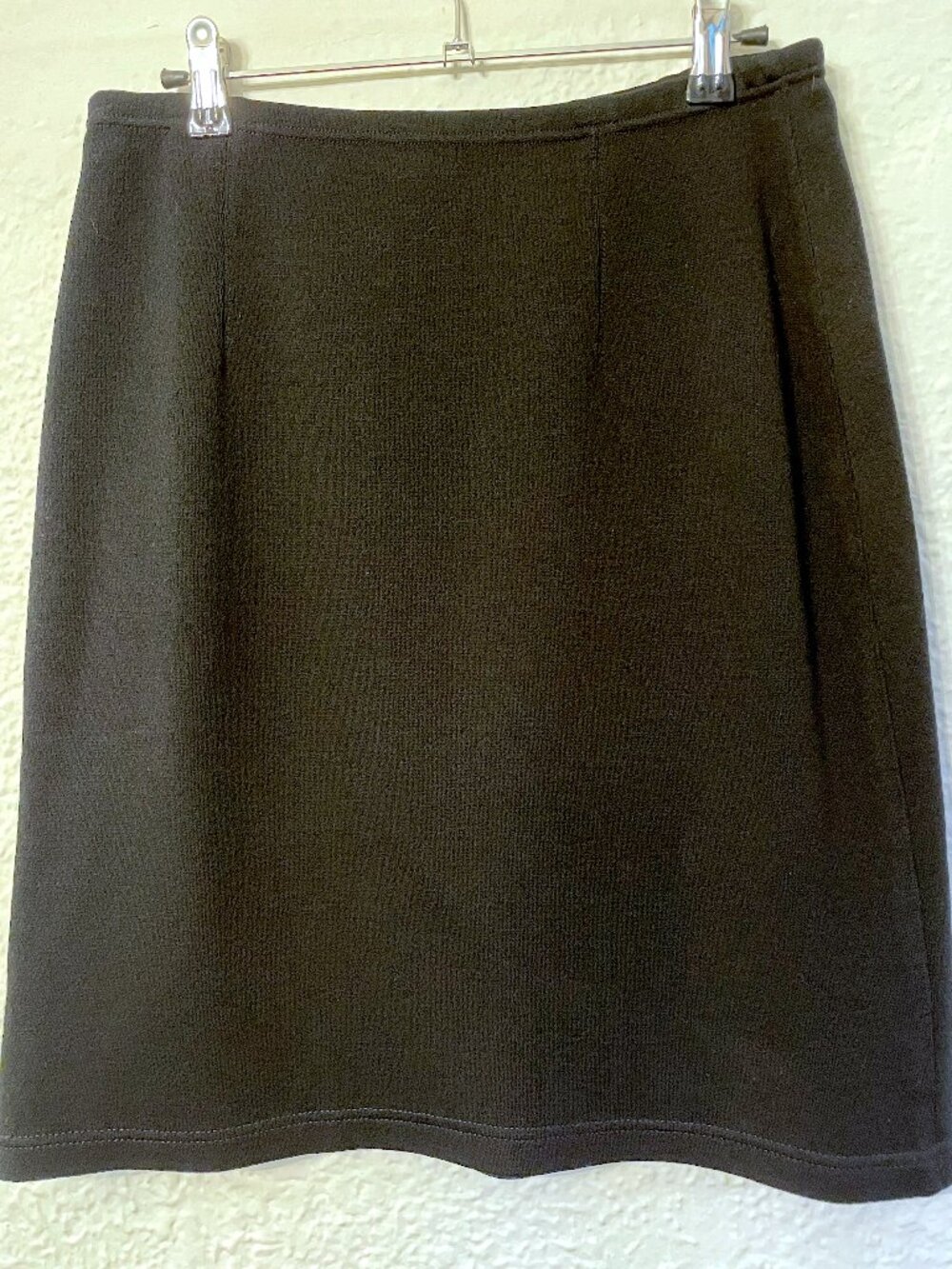 Vintage French Wool A-Line Skirt Sz T2 S-M Chacok Quiet Luxury Classic Parisian